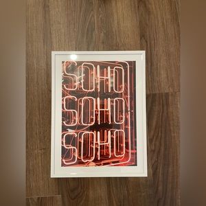 “SOHO” photography art print, framed